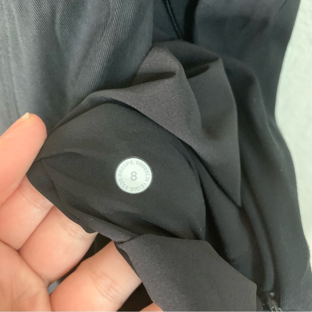 Lululemon womens black perfectly Poised short sleeve jumpsuit 8 - Picture 10 of 12